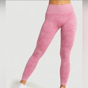 Gym Shark pink camo leggings